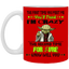 Crazy Yoda-11oz White Mug