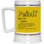 Periodt-Beer Stein 22oz.