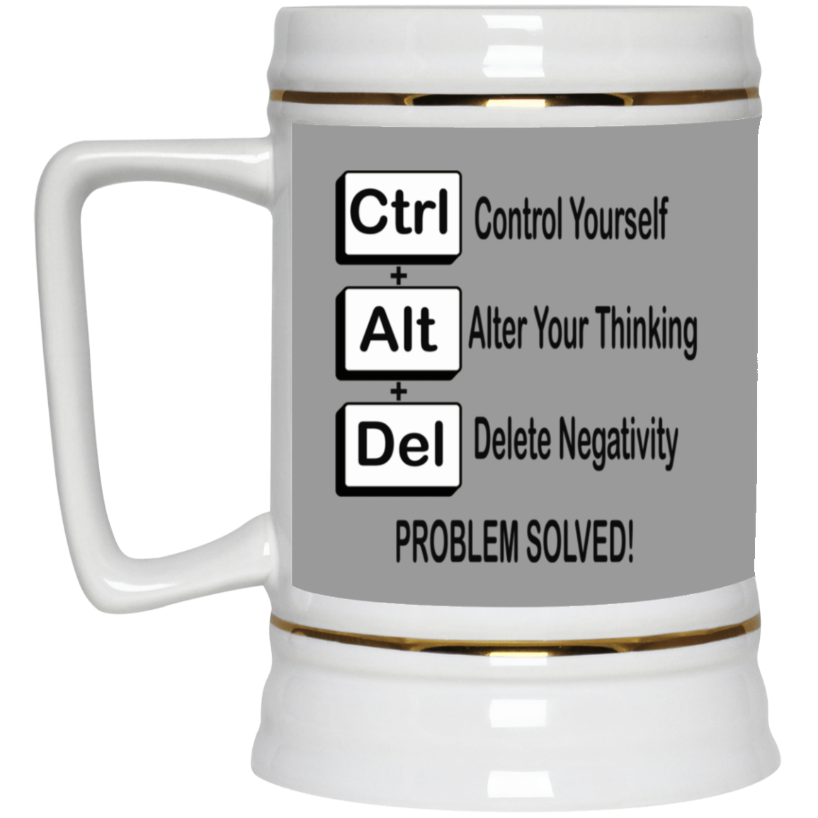 Ctrl-Alt-Del-Beer Stein 22oz.