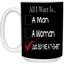 Buy Me A T-Shirt-15oz White Mug