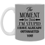 Outsmarted-11oz White Mug