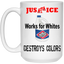 Justice System-15oz White Mug