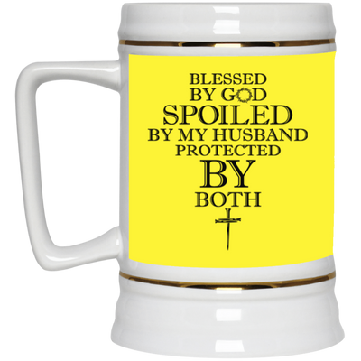 Blessed by God-Beer Stein 22oz.