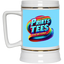 PTB-Gold Trim Beer Stein 22oz