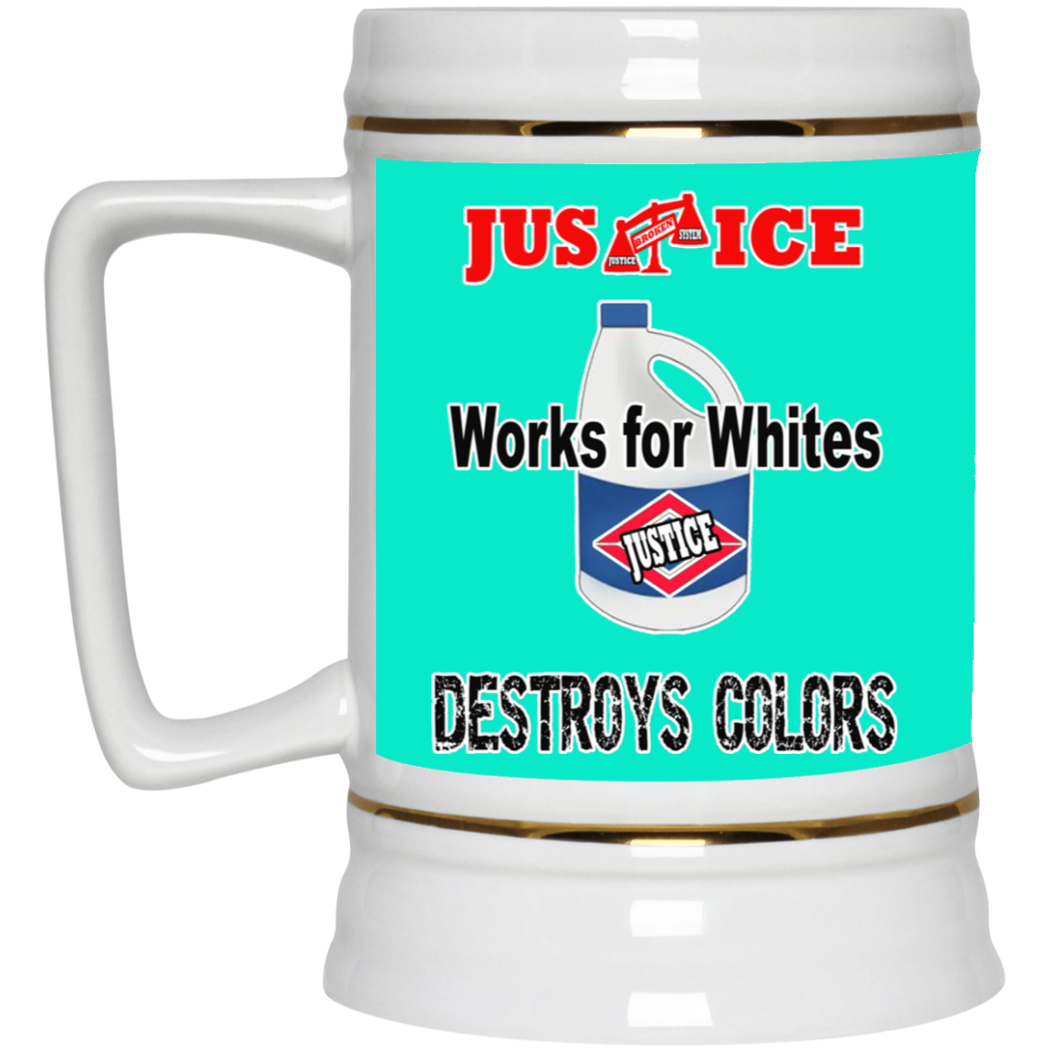 Justice System-Beer Stein 22oz.