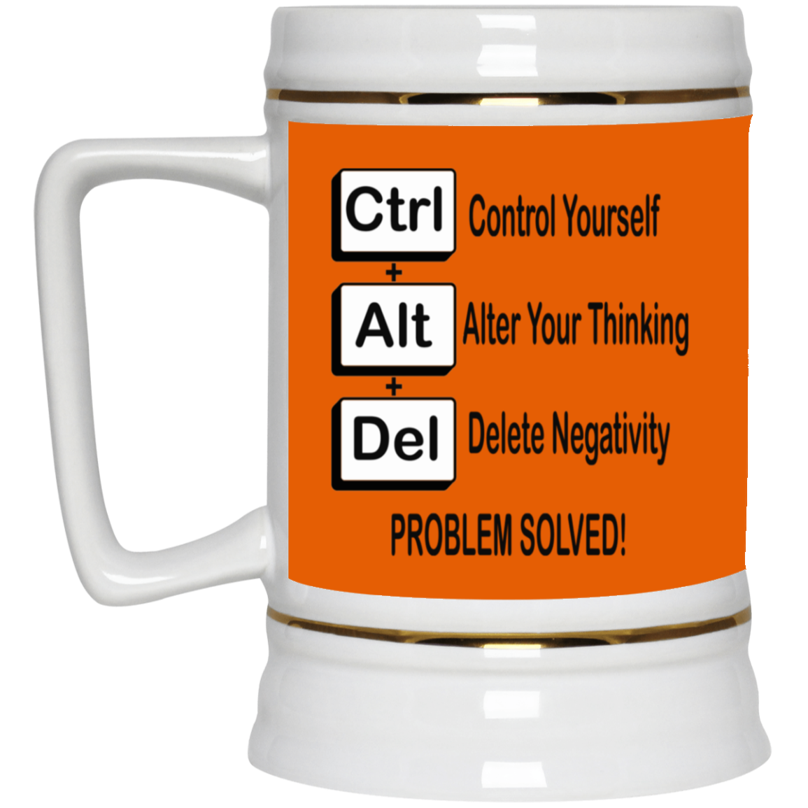 Ctrl-Alt-Del-Beer Stein 22oz.