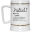 Periodt-Beer Stein 22oz.