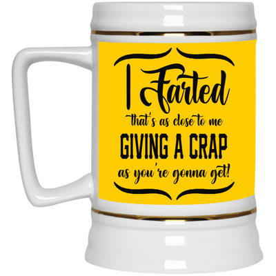 Giving a Crap-Beer Stein 22oz.