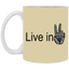 Hand Peace-11oz White Mug