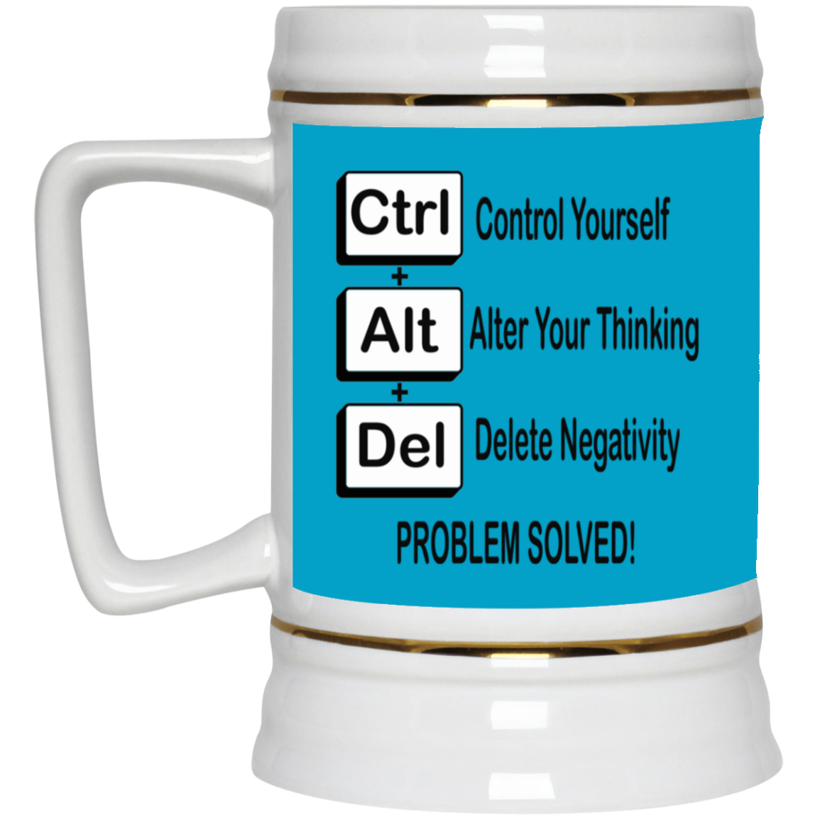 Ctrl-Alt-Del-Beer Stein 22oz.