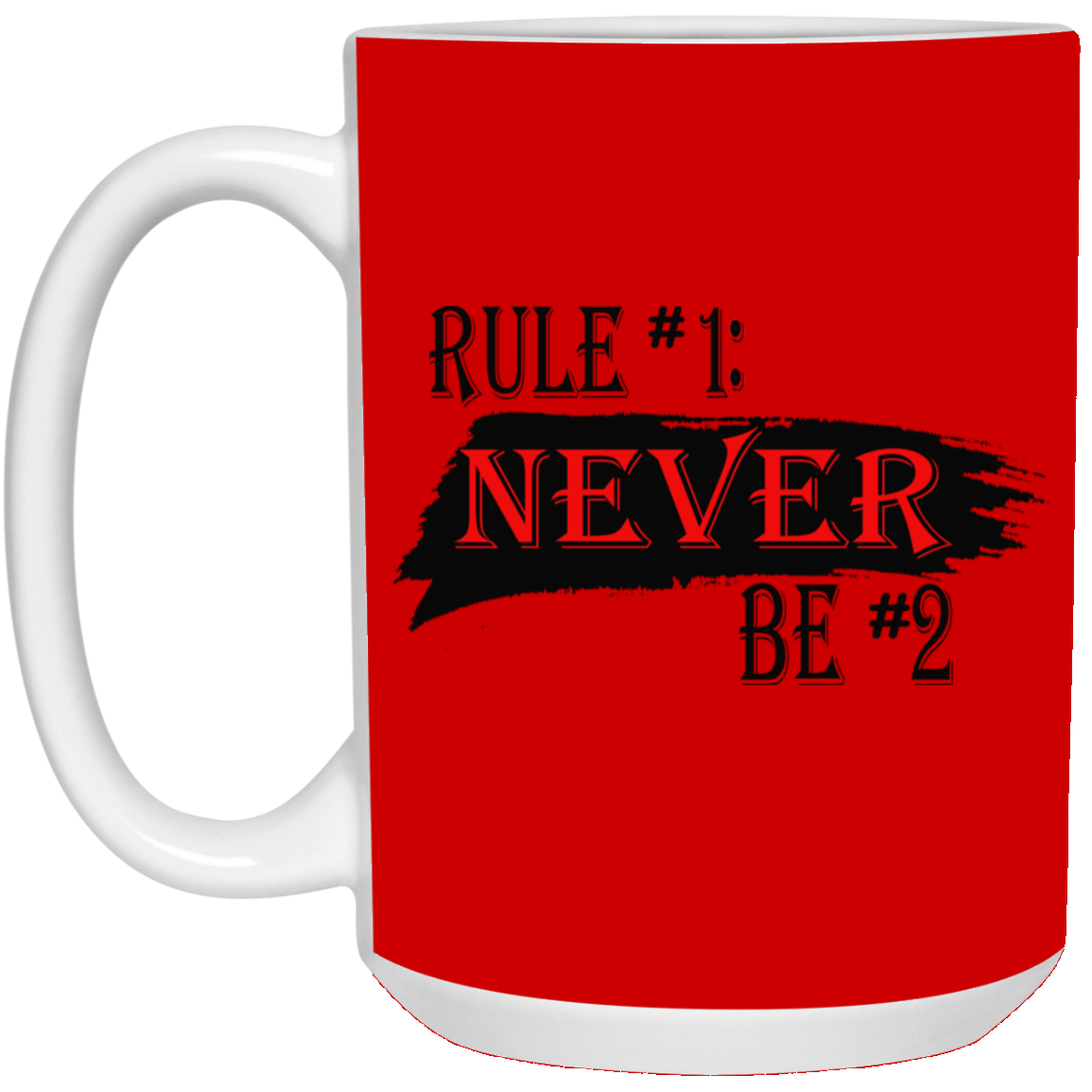 Never #2-15oz White Mug