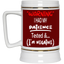 Patience Tested-Beer Stein 22oz.