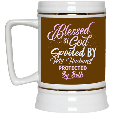Blessed & Spoiled Gradient-Beer Stein 22oz.
