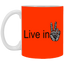 Hand Peace-11oz White Mug