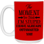 Outsmarted-15oz White Mug