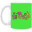 Blessed Flowers-11oz White Mug