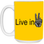 Hand Peace-15oz White Mug