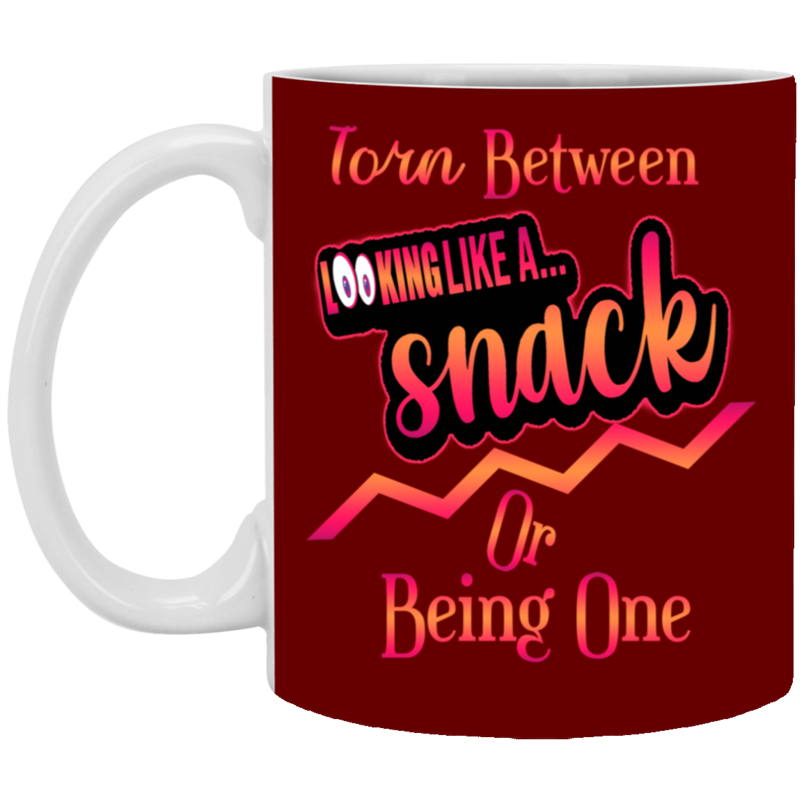 A Snack-Crying-11oz White Mug