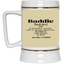 Baddie Definition-Beer Stein 22oz.