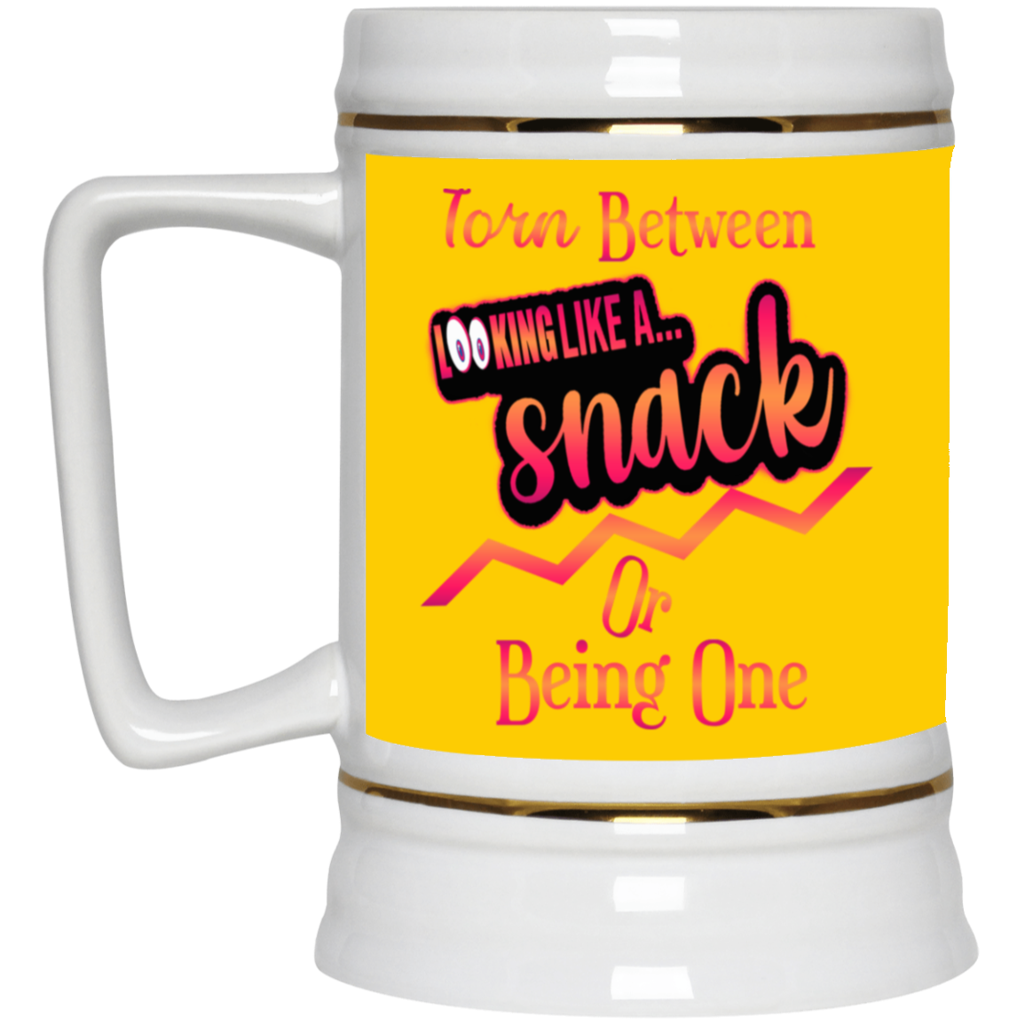 A Snack-Beer Stein 22oz.