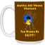 Salty-Black Girl-15oz White Mug