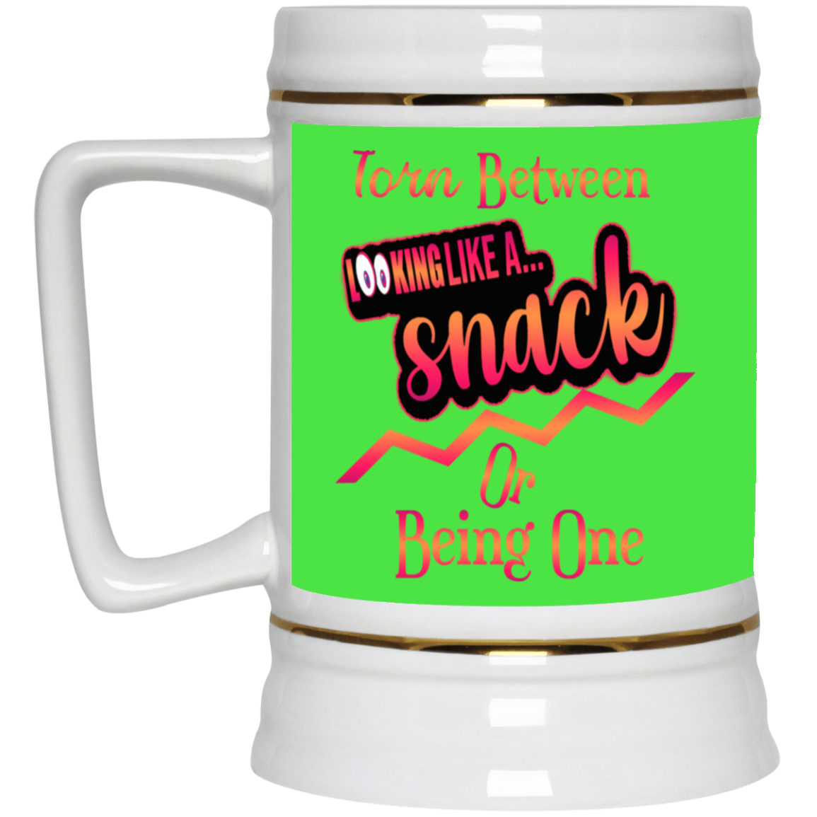 A Snack-Beer Stein 22oz.