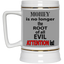 Root of Evil-Attention-Beer Stein 22oz.