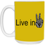 Hand Peace-15oz White Mug