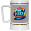 PTB-Gold Trim Beer Stein 22oz