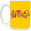 Blessed Flowers-15oz White Mug