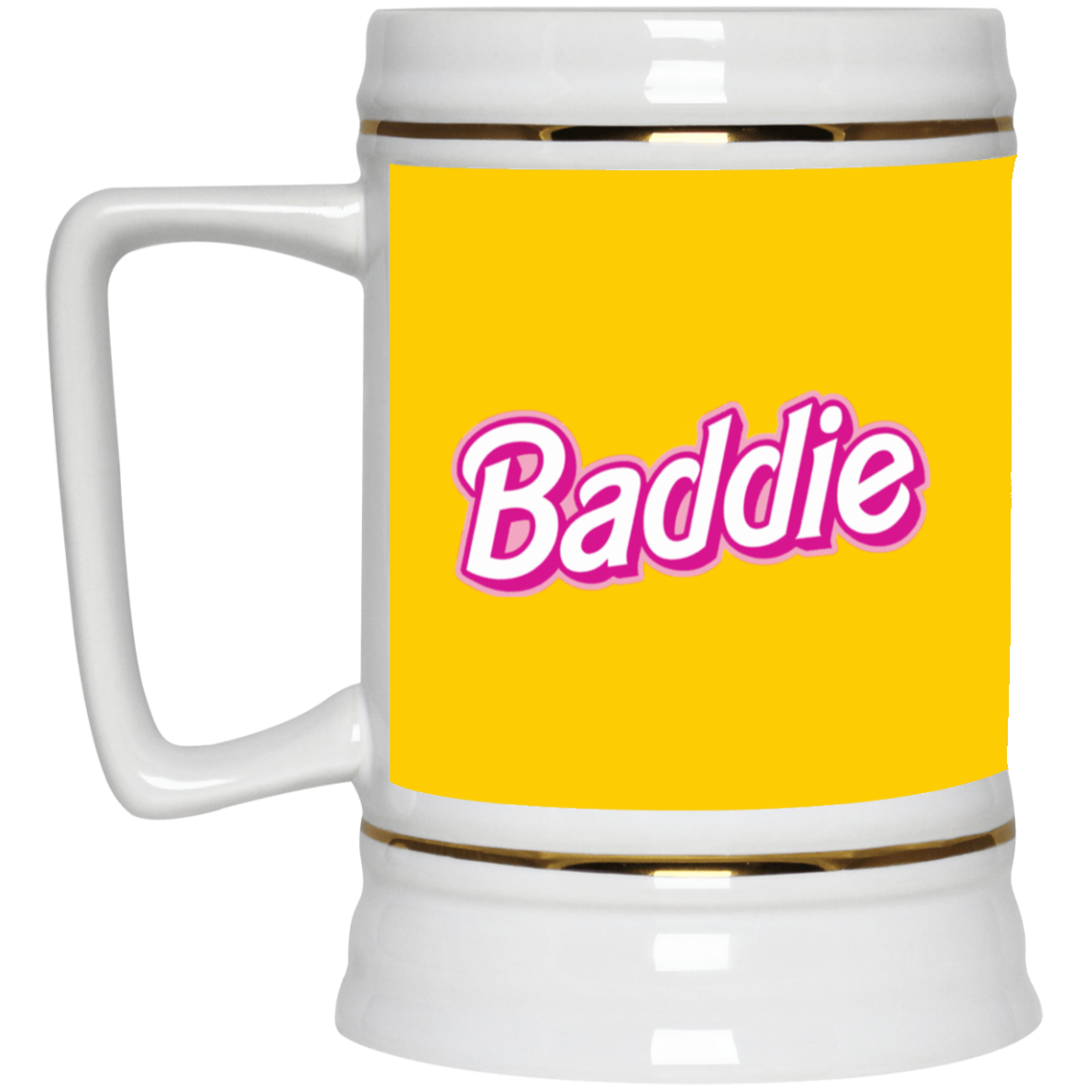Pink Baddie-Beer Stein 22oz.
