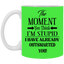 Outsmarted-11oz White Mug