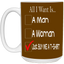 Buy Me A T-Shirt-15oz White Mug