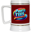 PTB-Gold Trim Beer Stein 22oz