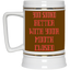Mouth Closed-Beer Stein 22oz.
