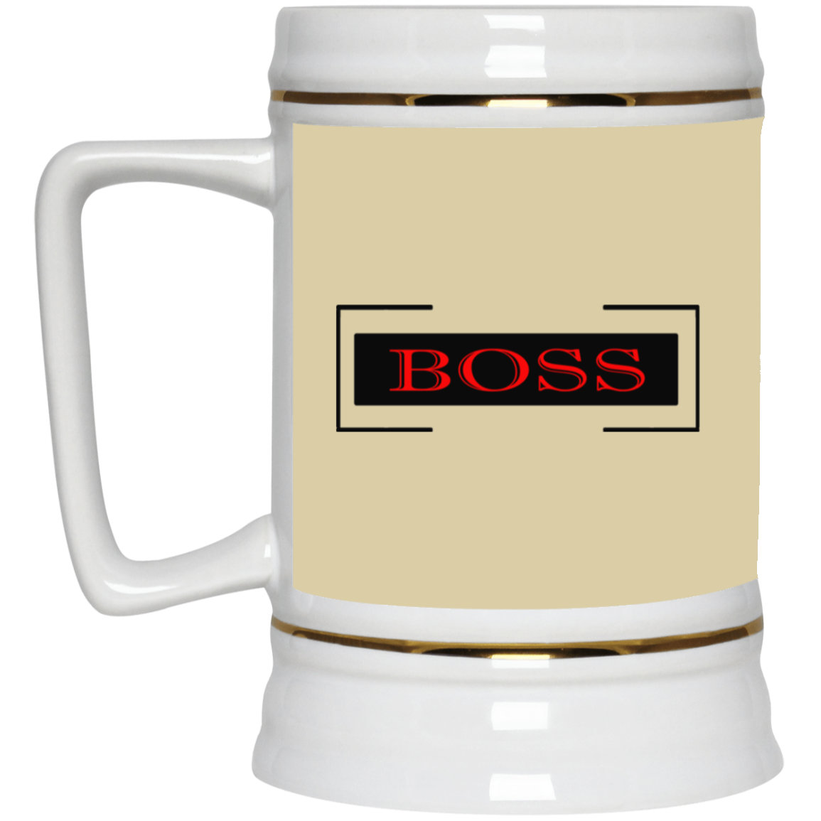 Boss-Beer Stein 22oz.