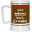 Patience Tested-Beer Stein 22oz.