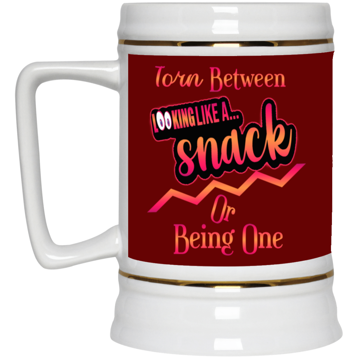 A Snack-Beer Stein 22oz.