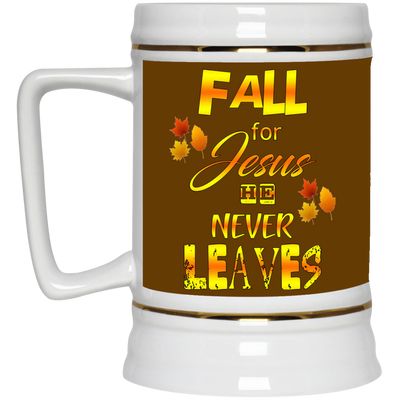 Fall For Jesus-Beer Stein 22oz.