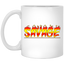 Savage Fire-11oz White Mug