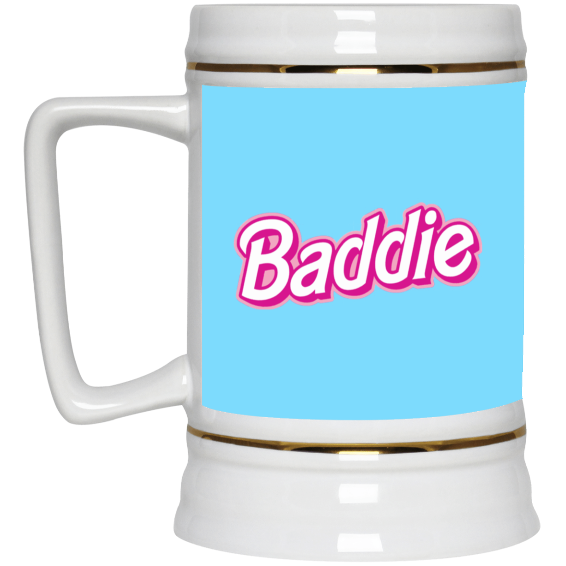 Pink Baddie-Beer Stein 22oz.