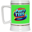 PTB-Gold Trim Beer Stein 22oz