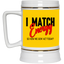 I Match Energy-Beer Stein 22oz.