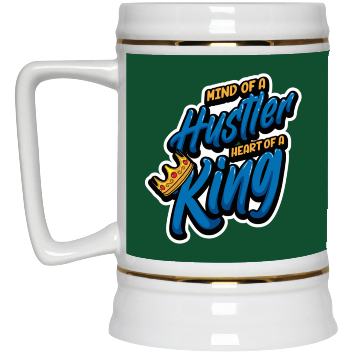 Mind of a Hustler-Beer Stein 22oz.