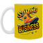 Standing on Business-Tim Boot-11oz White Mug
