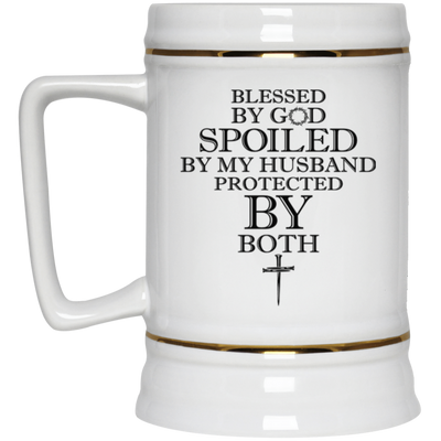 Blessed by God-Beer Stein 22oz.