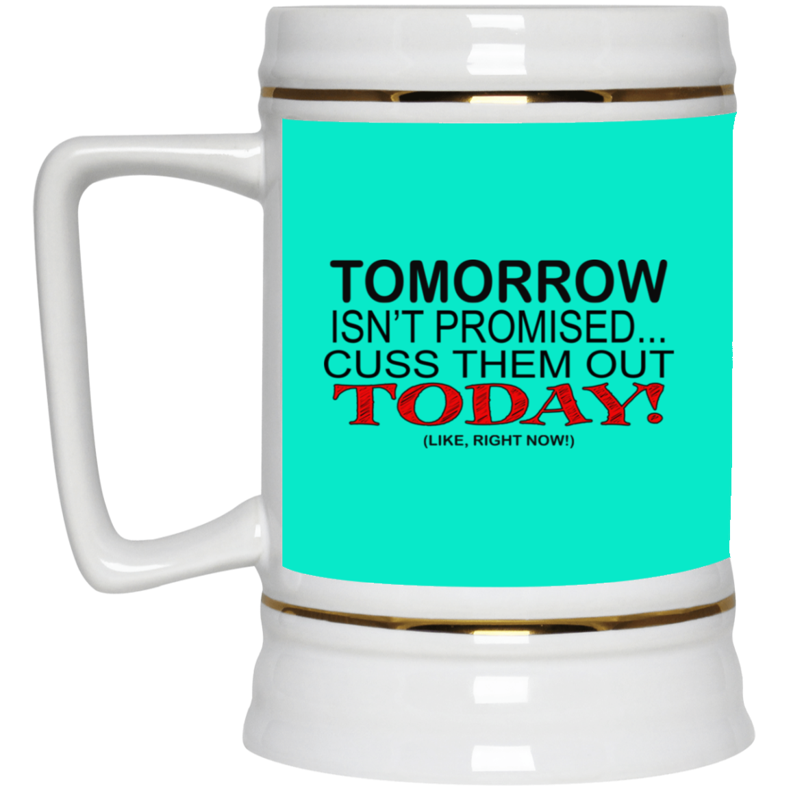 Cuss Them Out-Beer Stein 22oz.