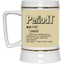 Periodt-Beer Stein 22oz.