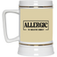 Allergic to Negative Energy-Beer Stein 22oz.