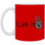 Hand Peace-11oz White Mug